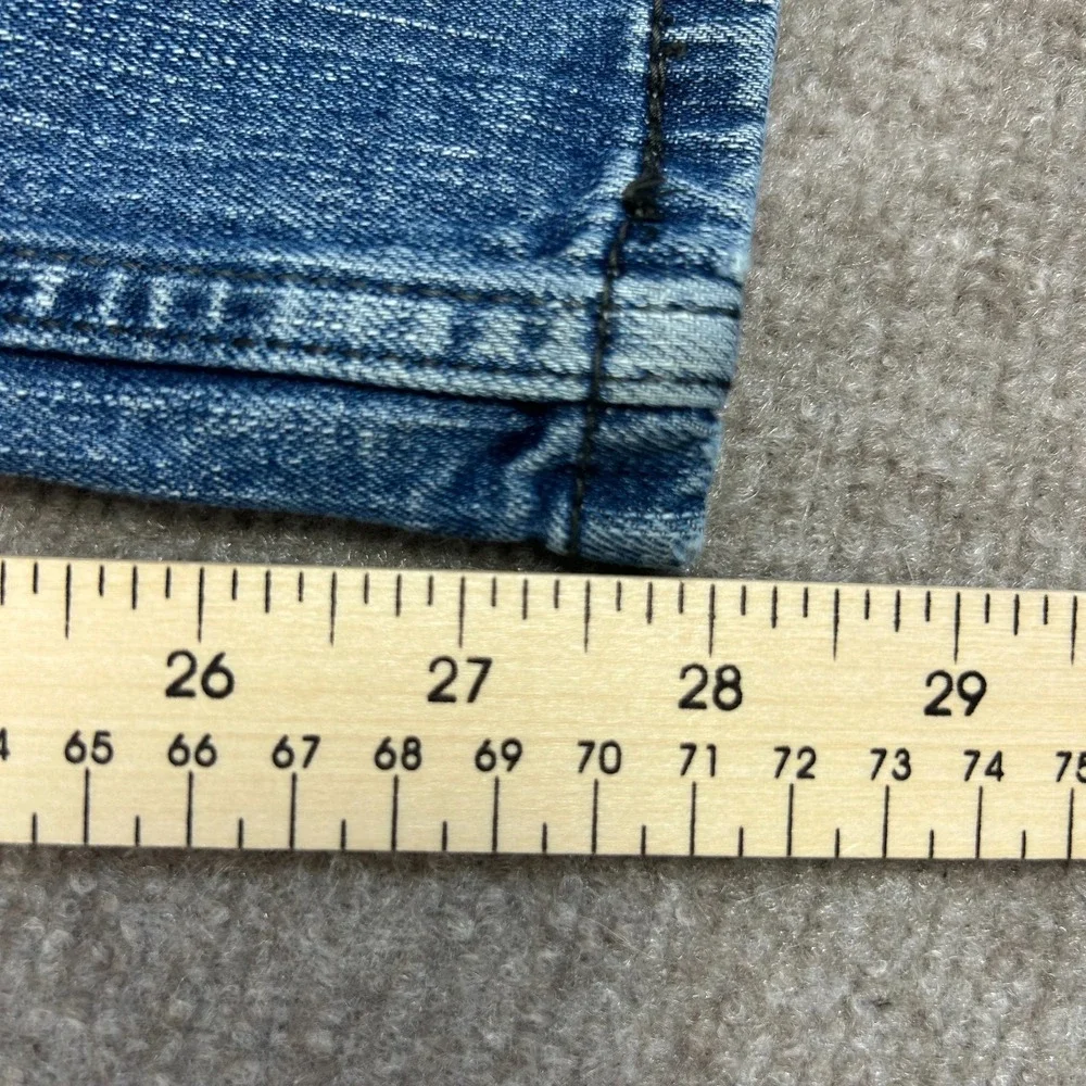 Levis 559 Straight Jeans Men 38x30 Blue Denim Cotton Stretch Logo Relaxed Fit